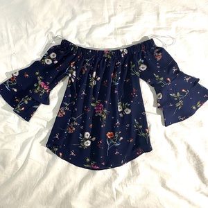 Floral Off the Shoulder